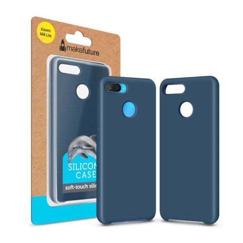 Накладка MakeFuture Silicone Case Xiaomi Mi8 Lite Blue