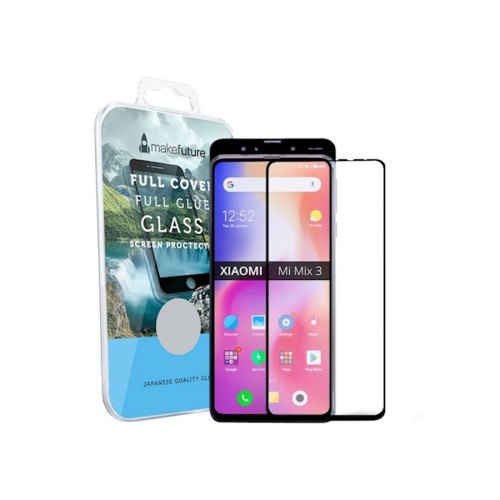Захисне скло  MakeFuture Full Cover Full Glue для Xiaomi Mi Mix 3 Black