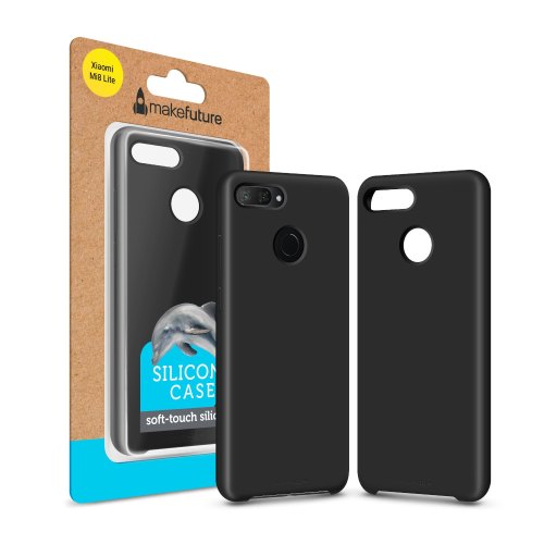 Накладка MakeFuture Silicone Case Xiaomi Mi8 Lite Black
