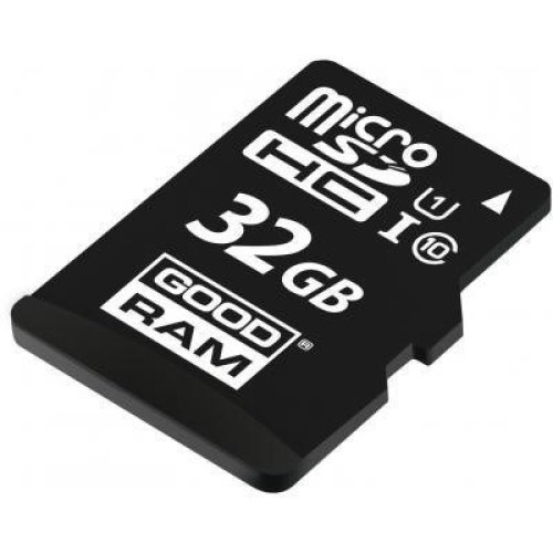 microSDHC карта 32GB GoodRam class10 UHS-1 з SD адаптером (M1AA-0320R12)