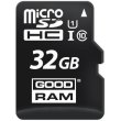 microSDHC карта 32GB GoodRam class10 UHS-1 з SD адаптером (M1AA-0320R12)