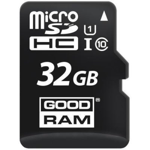 microSDHC карта 32GB GoodRam class10 UHS-1 з SD адаптером (M1AA-0320R12)