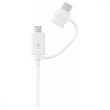 Кабель Samsung (EP-DG930DWEGRU) USB Combo Type-C & Micro USB, 1.5m White