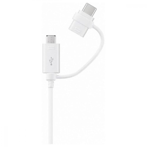 Кабель Samsung (EP-DG930DWEGRU) USB Combo Type-C & Micro USB, 1.5m White