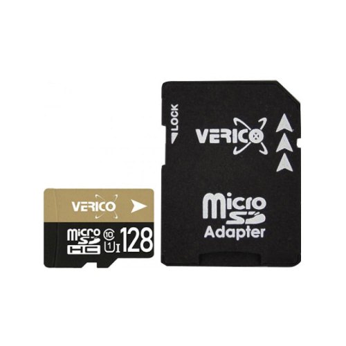 microSDHC карта 128Gb Verico class10 з SD адаптер UHS-I (1MCOV-MAX9C3-NN)
