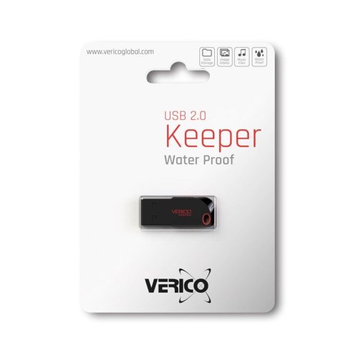 USB флеш 8Gb Verico Keeper (1UDOV-P0BD83-NN) червоно+чорна USB 2.0