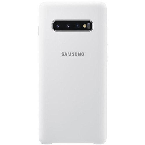 Чохол Samsung G973 (S10) EF-PG973TWEGRU Silicone Cover, White