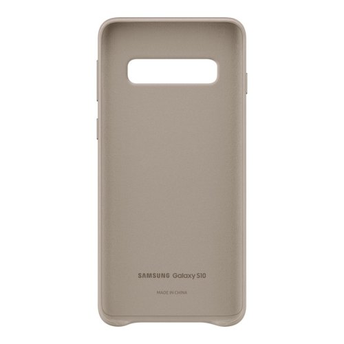 Чохол Samsung G973 (S10) EF-VG973LJEGRU Leather Cover, Gray