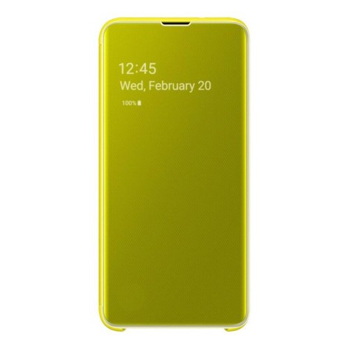 Чохол Samsung G970 (S10e) EF-ZG970CYEGRU Clear View Cover, Yellow