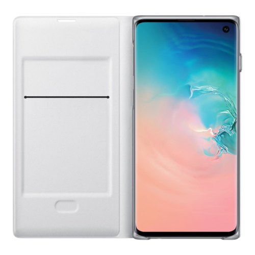 Чохол Samsung G973 (S10) EF-NG973PWEGRU LED View Cover, White