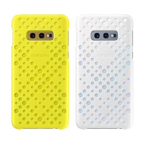 Чохол Samsung G970 (S10e) EF-XG970CWEGRU Pattern Cover, White & Yellow