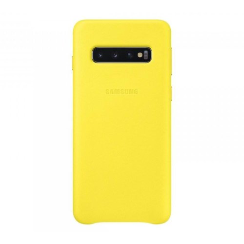 Чохол Samsung G973 (S10) EF-VG973LYEGRU Leather Cover, Yellow
