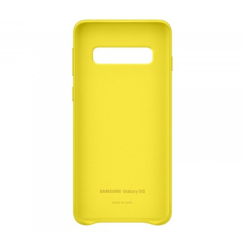 Чохол Samsung G973 (S10) EF-VG973LYEGRU Leather Cover, Yellow
