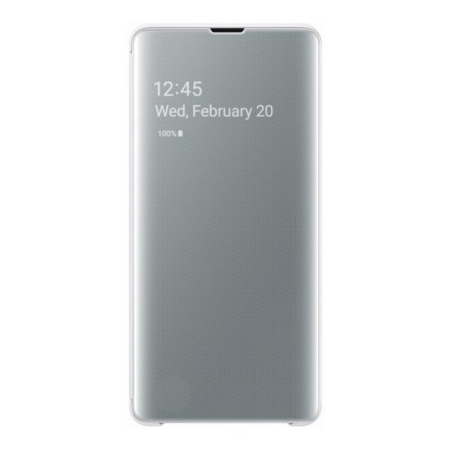 Чохол Samsung G975 (S10+) EF-ZG975CWEGRU Clear View Cover, White