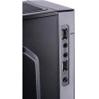 Корпус Vinga CS302B Slim, Micro - ATX, Mini - ATX, з блоком живлення, 400 Вт, 2xAudio, 2xUSB 2.0