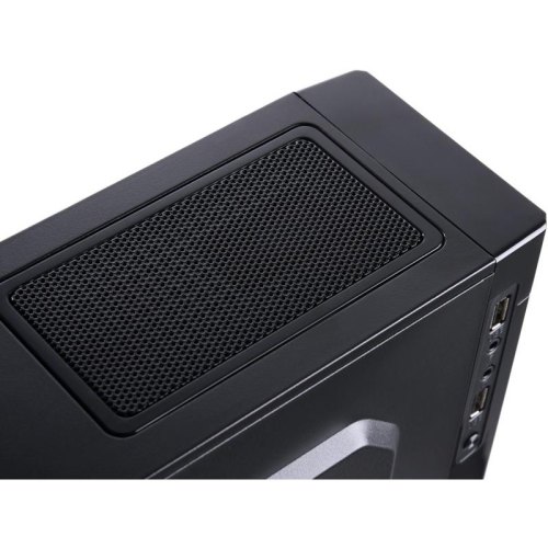 Корпус Vinga CS302B Slim, Micro - ATX, Mini - ATX, з блоком живлення, 400 Вт, 2xAudio, 2xUSB 2.0