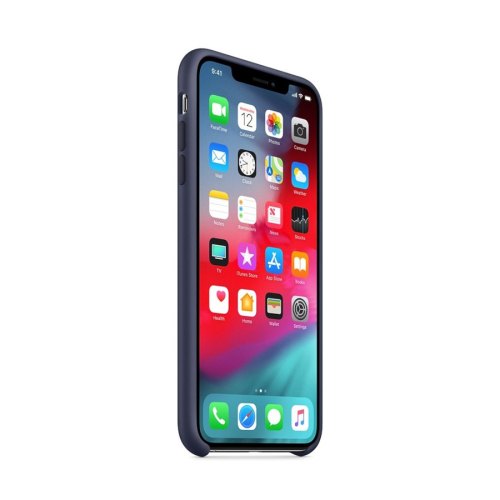 Чохол Silicon Case Apple iPhone XS Max Midnight Blue ORIGINAL