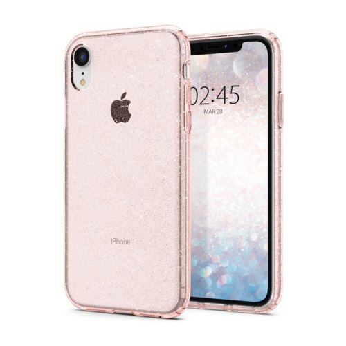 Чохол Spigen Apple iPhone XR Liquid Crystal Glitter Rose Quartz