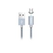 Кабель HOCO U40 Magnetic Adsorption for microUSB 1м (Grey)
