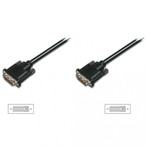 Кабель DVI - DVI, 200см, Assmann (AK-320108-020-S), 2м
