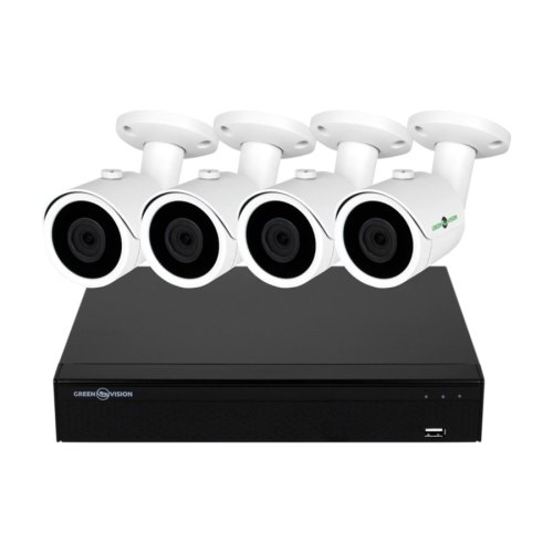 Комплект відеоспостереження Green Vision GV-K-S13/04 1080P (LP5525)