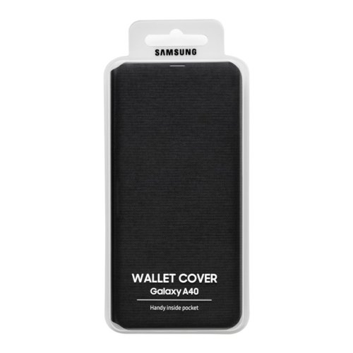 Чохол Samsung A40 2019 (A405) EF-WA405PBEGRU Wallet, Black