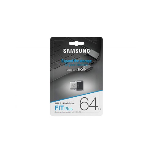 USB флеш 64GB Samsung Fit Plus Black (MUF-64AB/APC)