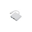 Адаптер Dynamode USB3.1 Type-C to 1хHDMI, 1хUSB 3.0, 1хUSB Type-C Female, разреш. до 4K 3840x2160