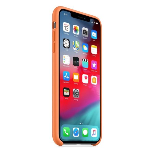 Чохол Apple Silicone Case для iPhone Xs, Papaya