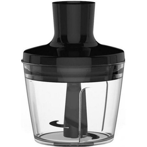 Блендер Tefal заглибний Quickchef 800Вт, 3в1, чаша-800мл, чопер-500мл, турборежим, сріблясто-чорний