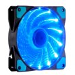 Кулер для корпусу, Cooling Baby 120x120x25мм BB, 22дБ, синій round LED, 12V, 1000 об/хв, 3-pin+4-pin(Molex)