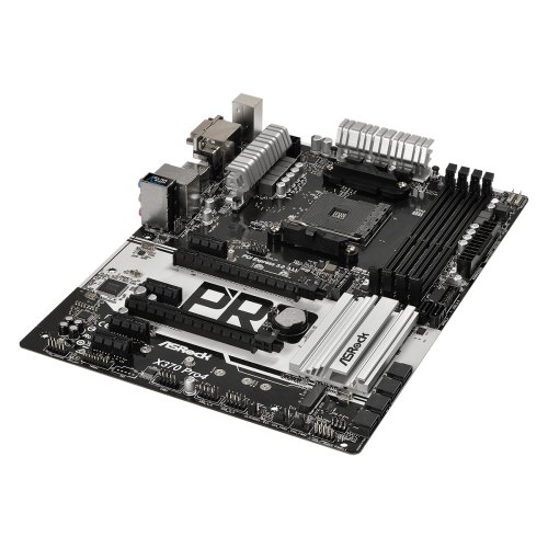 Материнська плата ASRock X370 PRO4 sAM4 X370 4xDDR4 HDMI DVI VGA 1xM.2 ATX