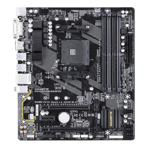 Материнська плата GIGABYTE GA-AB350M-DS3H V2 sAM4 B350