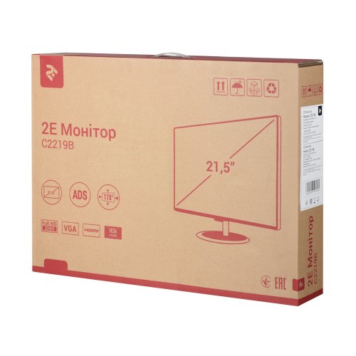Монiтор 2E 2E-C2219B-01.UA 21.5