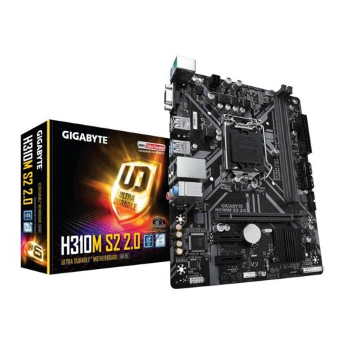 Материнська плата Gigabyte H310M S2  s1151, Intel H310, PCI-Ex16, mATX