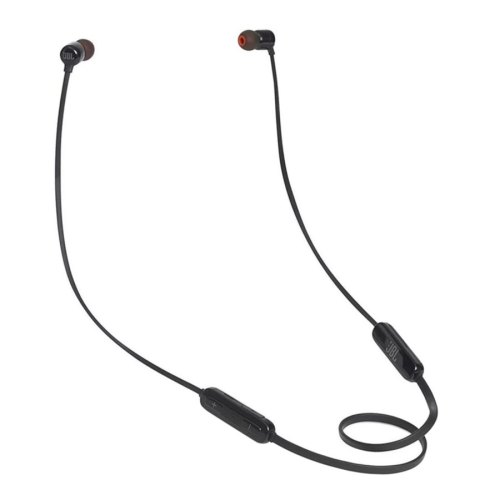 Навушники з мікрофоном (гарнітура), JBL T160BT, Black (T160BTBLK)