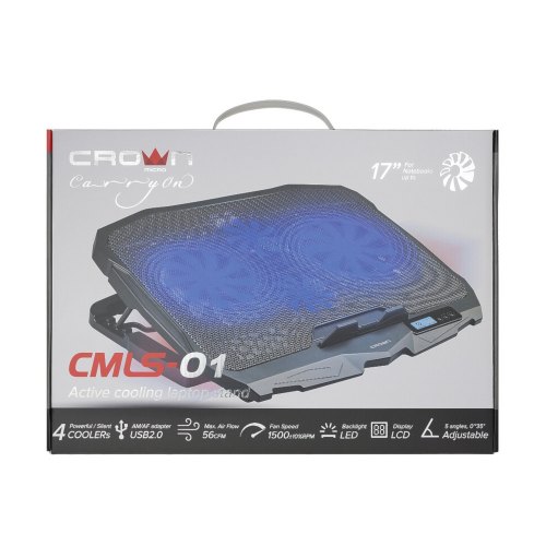 Підставка для ноутбука 17, Crown CMLS-01 BB
