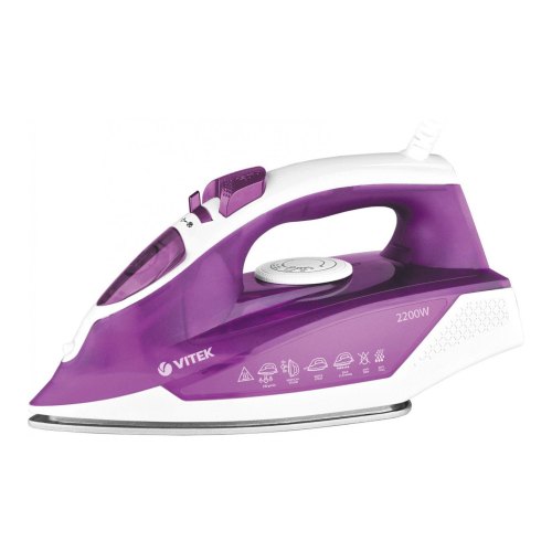 Праска VITEK  VT-8308, антипригарна підошва, самоочищення,паровий удар