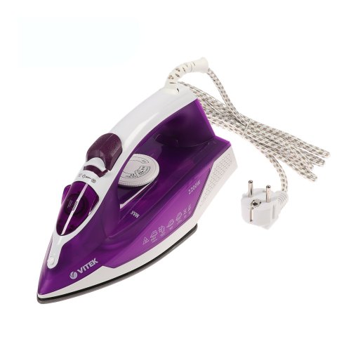 Праска VITEK  VT-8308, антипригарна підошва, самоочищення,паровий удар