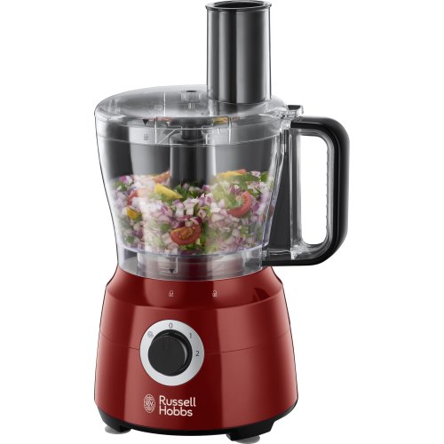 Кухонна машина Russell Hobbs Desire 600Вт, чаша-пластик, корпус-пластик, червоний