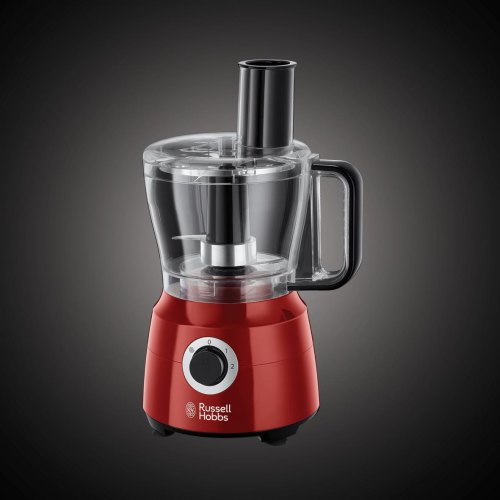 Кухонна машина Russell Hobbs Desire 600Вт, чаша-пластик, корпус-пластик, червоний