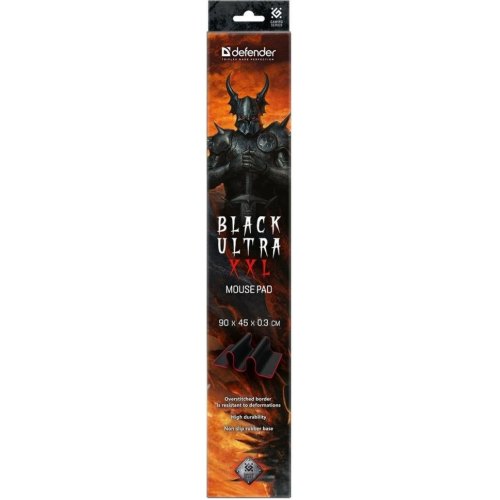 Ігрова поверхня Defender Black Ultra XXL 900*450*3мм