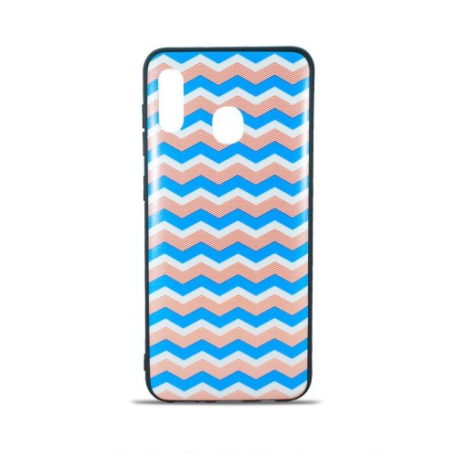 Накладка MiaMi Desire for Samsung A305 (A30-2019) ZigZag Blue-White-Cofee 6