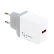 Мережевий зарядний пристрій Gembird MP3A-UC-AC11 Quick Charge 3.0, 1USB (5V/3A-9V/2A-12V/1.5A) White