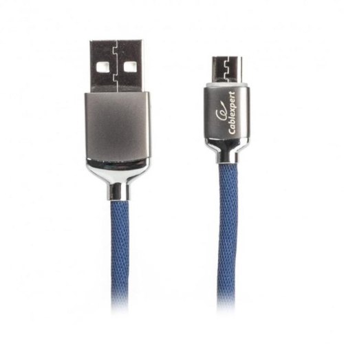 Кабель Cablexpert CCPB-M-USB-07B microUSB 2.4A, Blue