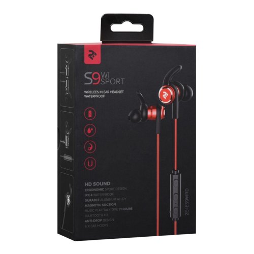 Навушники 2E S9 WiSport Red (2E-IES9WRD)