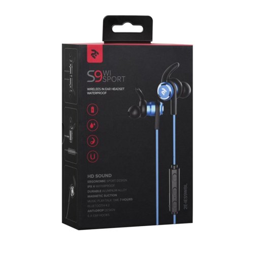 Навушники 2E S9 WiSport Blue (2E-IES9WBL)