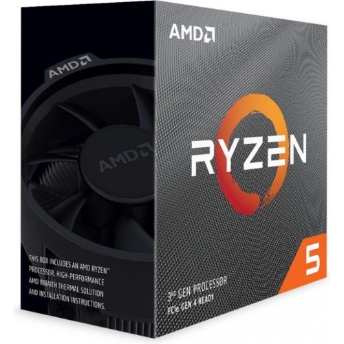 Процесор AMD Ryzen 5 3600 4.2GHz, 6C/12T, 36MB,65W,AM4,Wraith Stealth cooler (100-100000031BOX) BOX