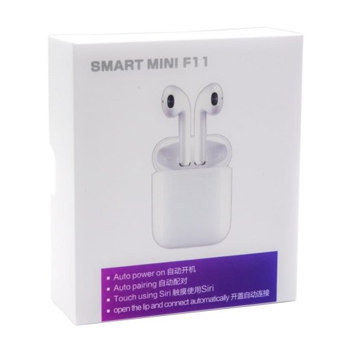 Навушники bluetooth TWS Smart Mini F11 (stereo) White