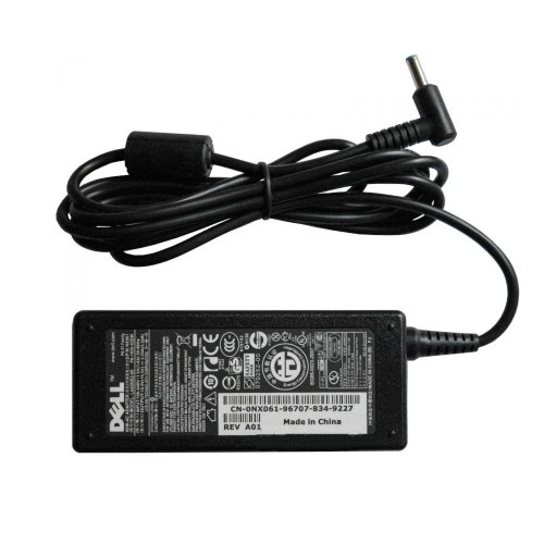 Блок живлення для ноутбуків Dell, 65Вт, під оригінал, 19,5В, 3,34A, коннектор: 4,5х3,0 мм, каб. живлення Grand-X (ACDL65W45)